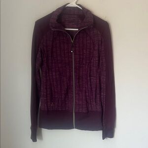 Lululemon Asana Define Jacket Purple Ziggy Full Zip Yoga Women's 🖤